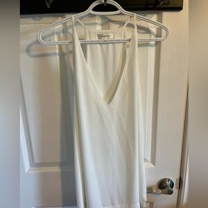 Babaton white dressy tank